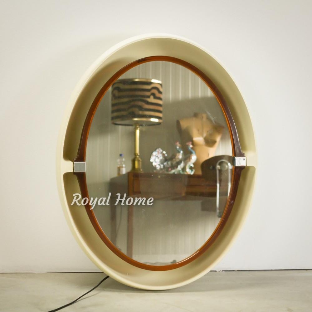 Allibert 알리버트 오마주 조명 거울 원형 타원형 모던미드센추리 빈티지 미러