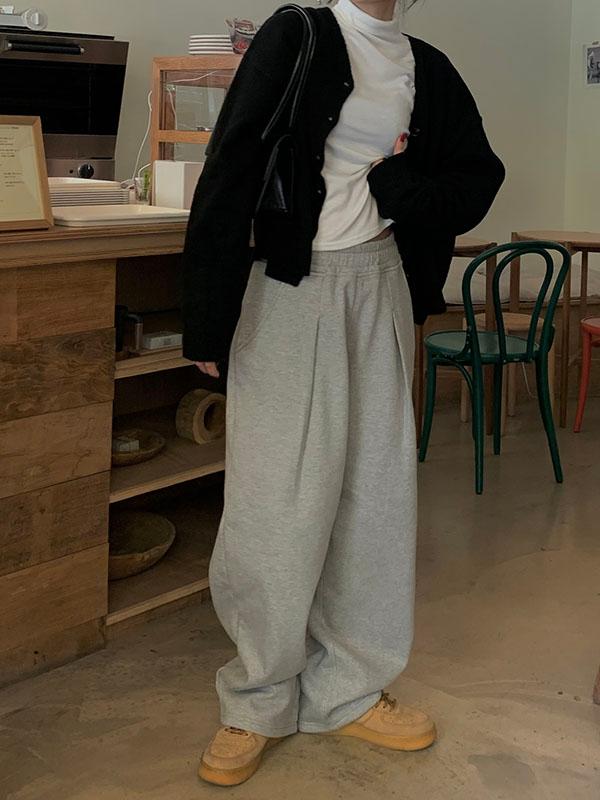 [RESTOCK/MD추천] F/W POT PINTUCK WIDE SWEATPANTS
