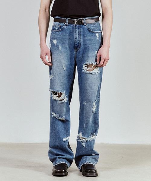 51051 KURABO CYCLONE JEANS [LONG EXTRA WIDE STRAIGHT]