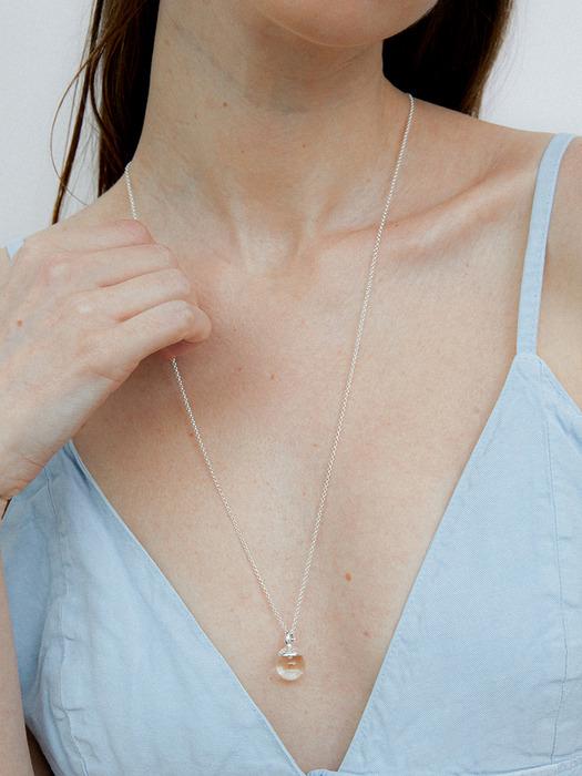 cap clear necklace
