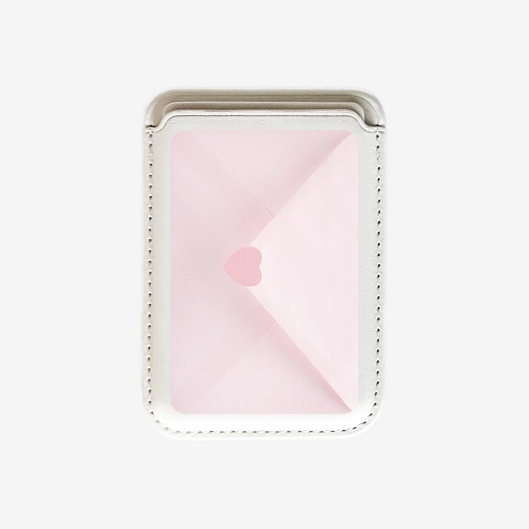 Pink Letter Card Holder (magsafe)