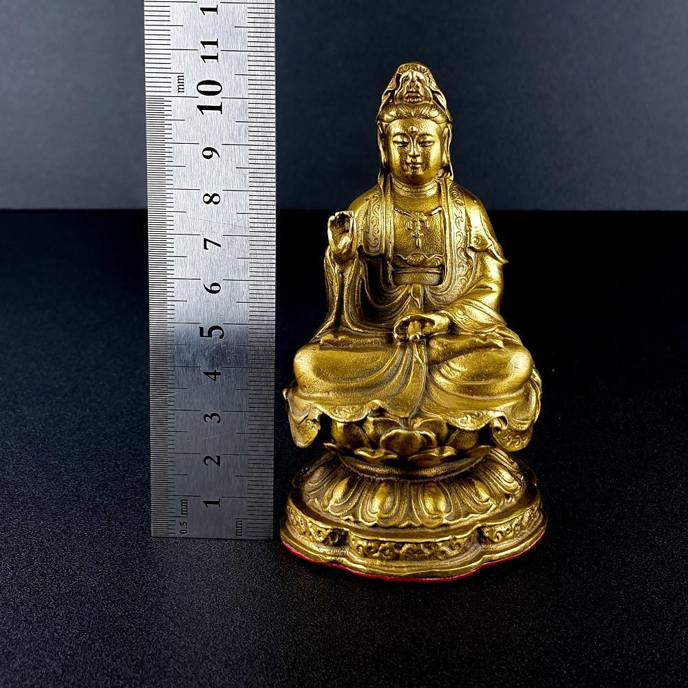 관세음보살 황동 장식품 부처님 미니 불상 불교용품