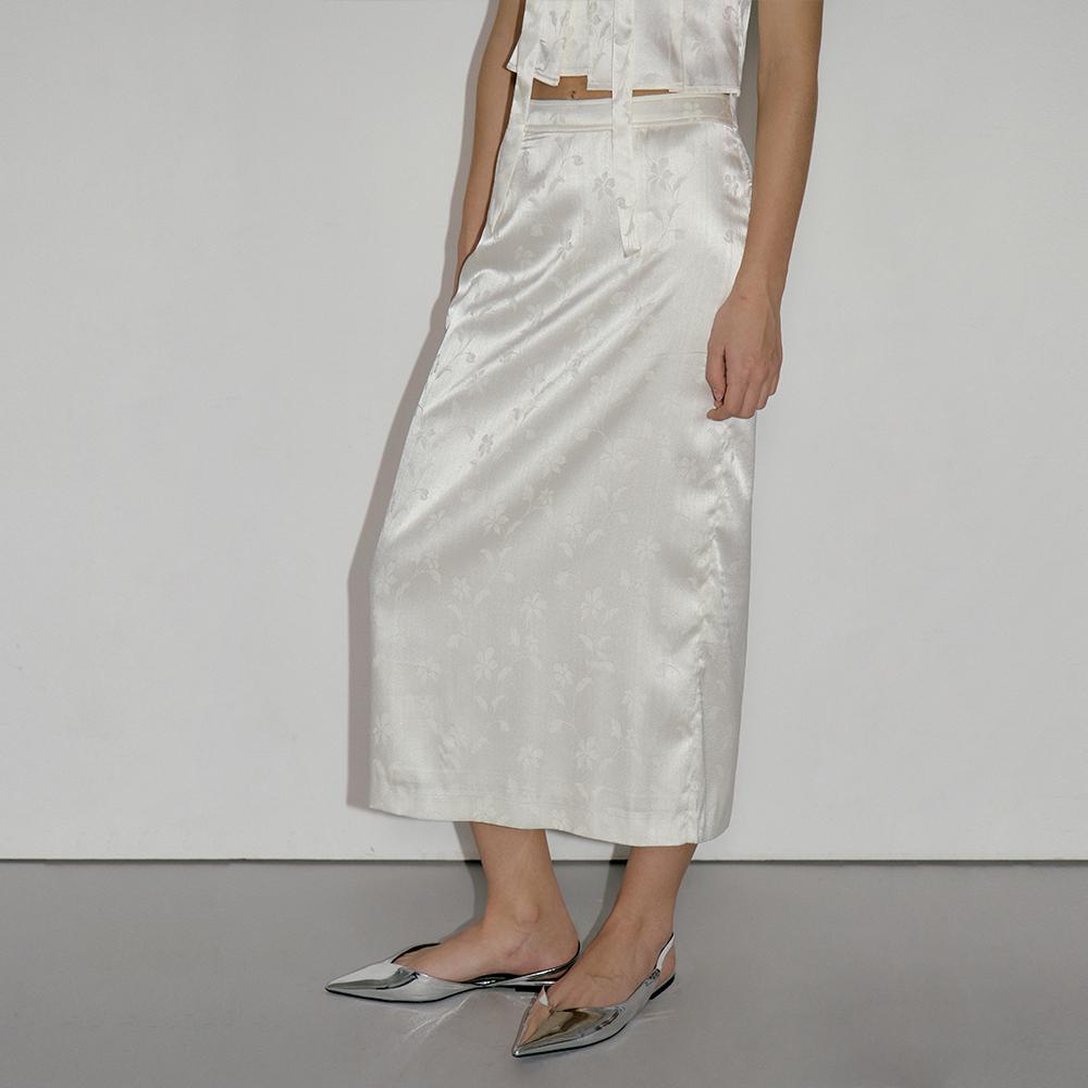 JACQUARD PENCIL SKIRT