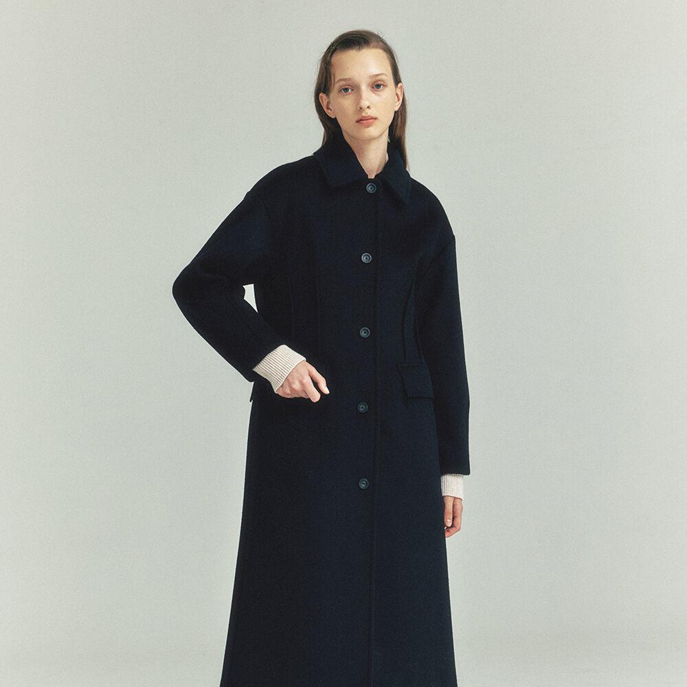 Phoebe Dart Coat_Black