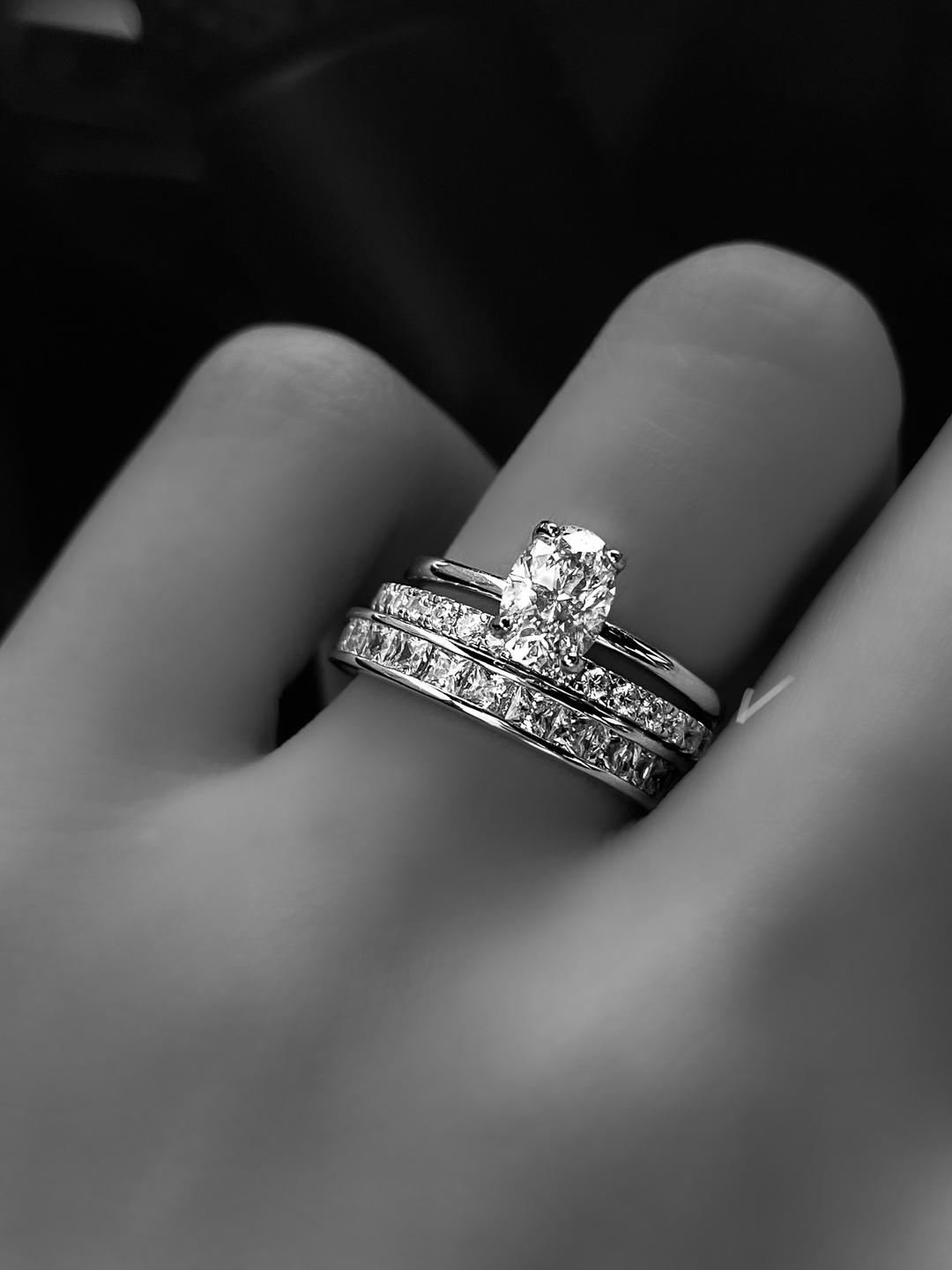 [925 Silver] [ESSENTIAL] Oval Solitaire Ring