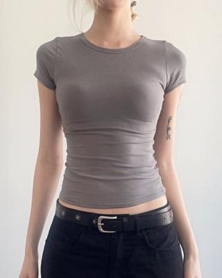 basic mini span tee (4color)