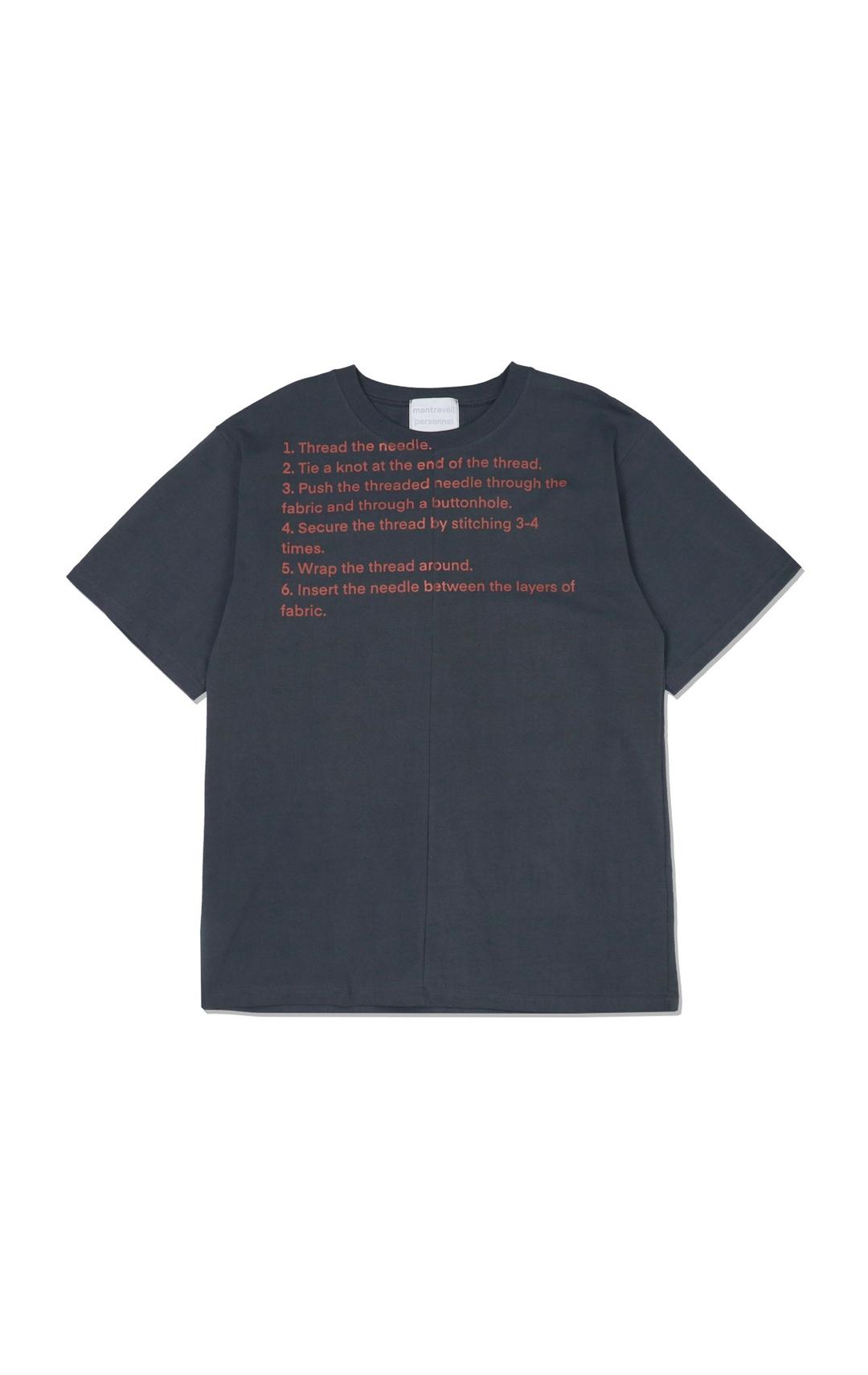 how to sew a button t-shirts - asphalt