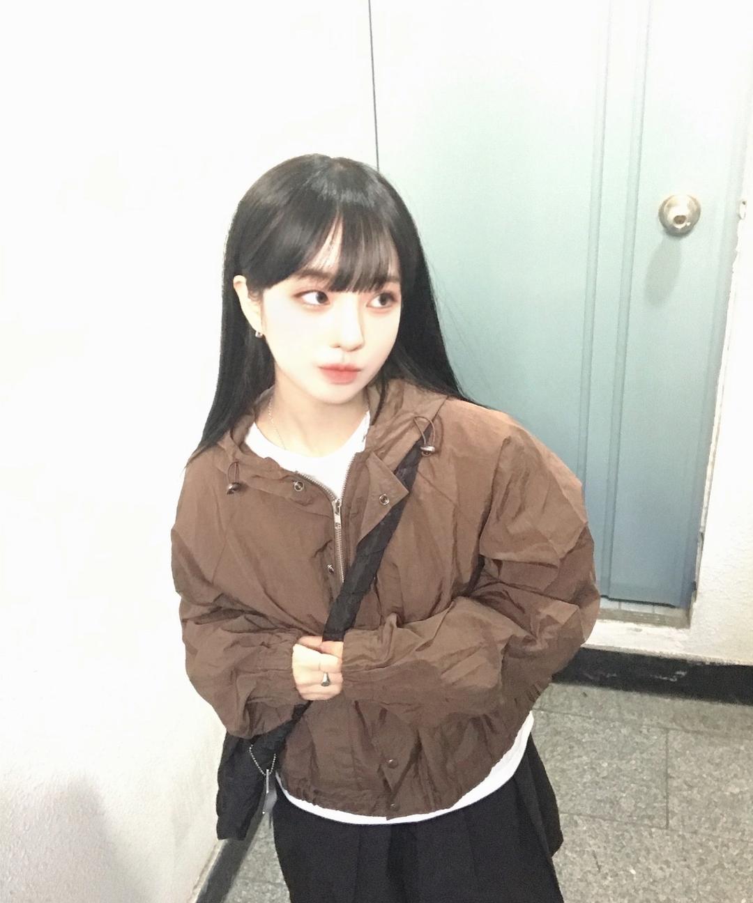 후드 윈드 점퍼 (brown)