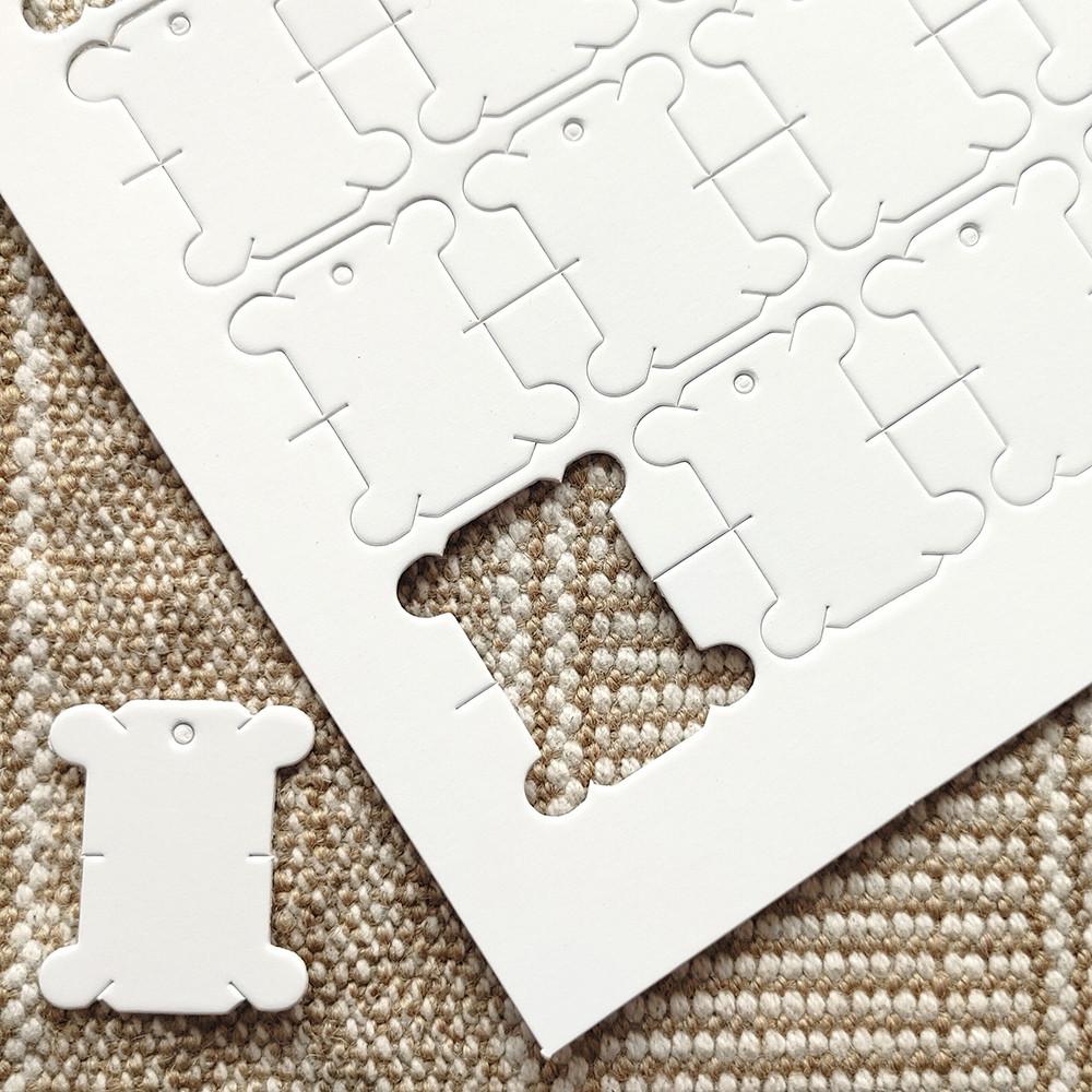 종이보빈 100개 1세트 개선품 프랑스자수 십자수 자수실