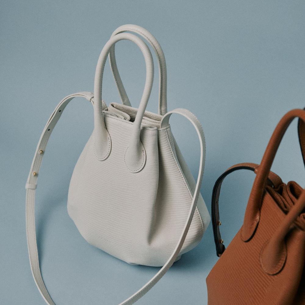 Handle Bag(Lizard Ivory)