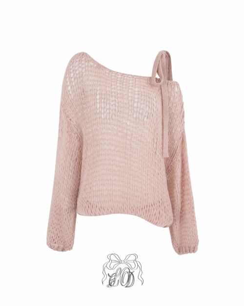 [♡MADE♡/~04.24] Lowen one ribbon knit