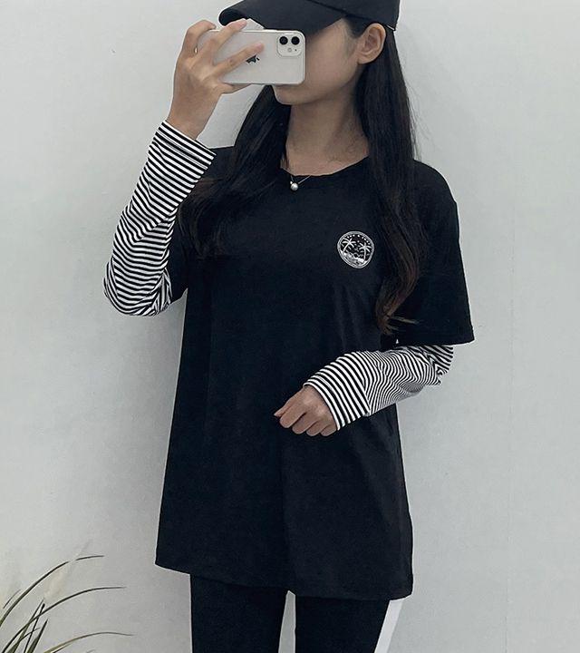 [비치웨어] 서프 레이어드 래쉬가드