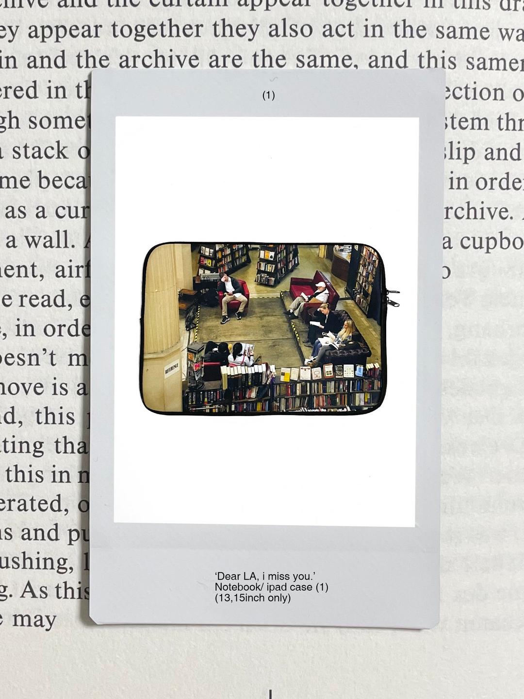 'Dear LA, i miss you.' Notebook/ ipad case 1