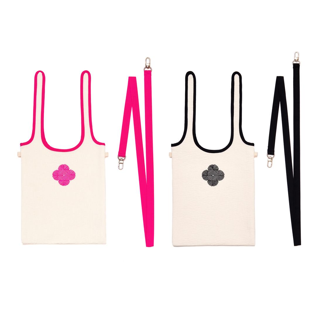 누비 보자기 자수 꽃 가방  (Nubi Bojagi Flower Bag)