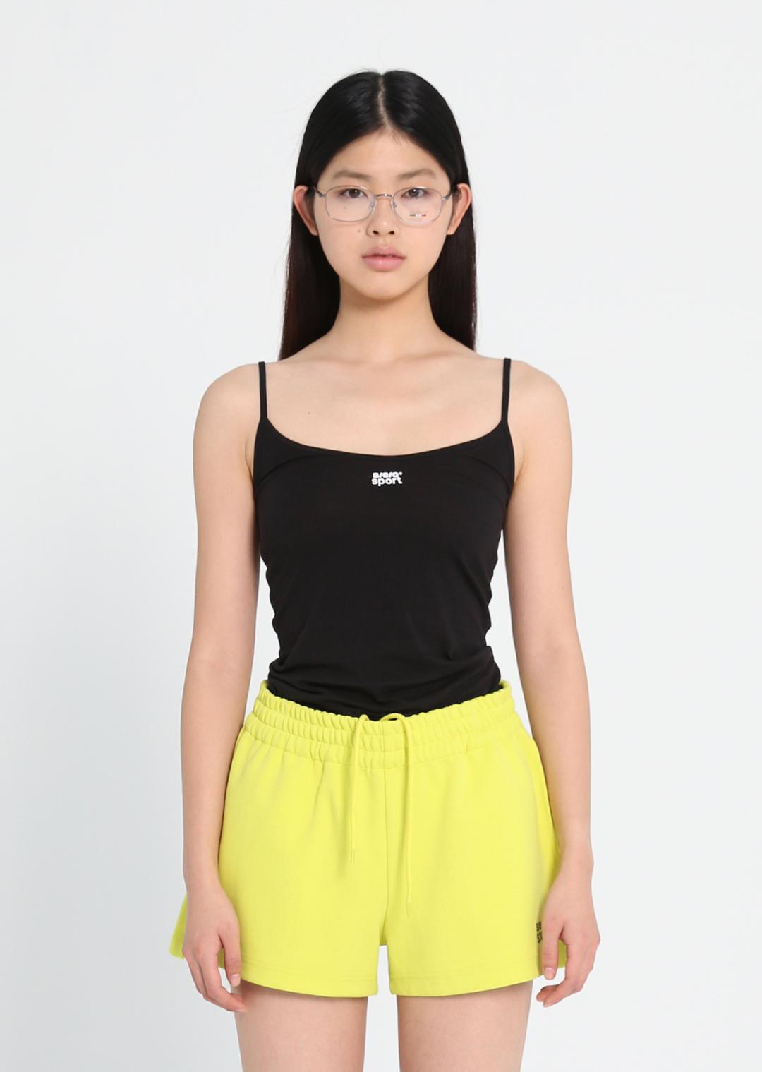 U-NECK TANK TOP BLACK