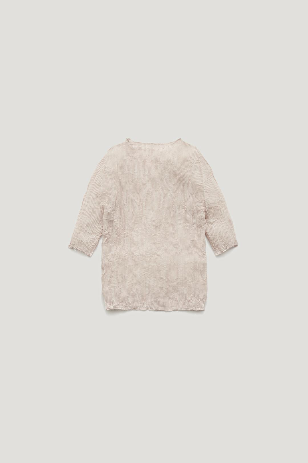 PLEATED BLOUSE_IVORY / ₩128,000