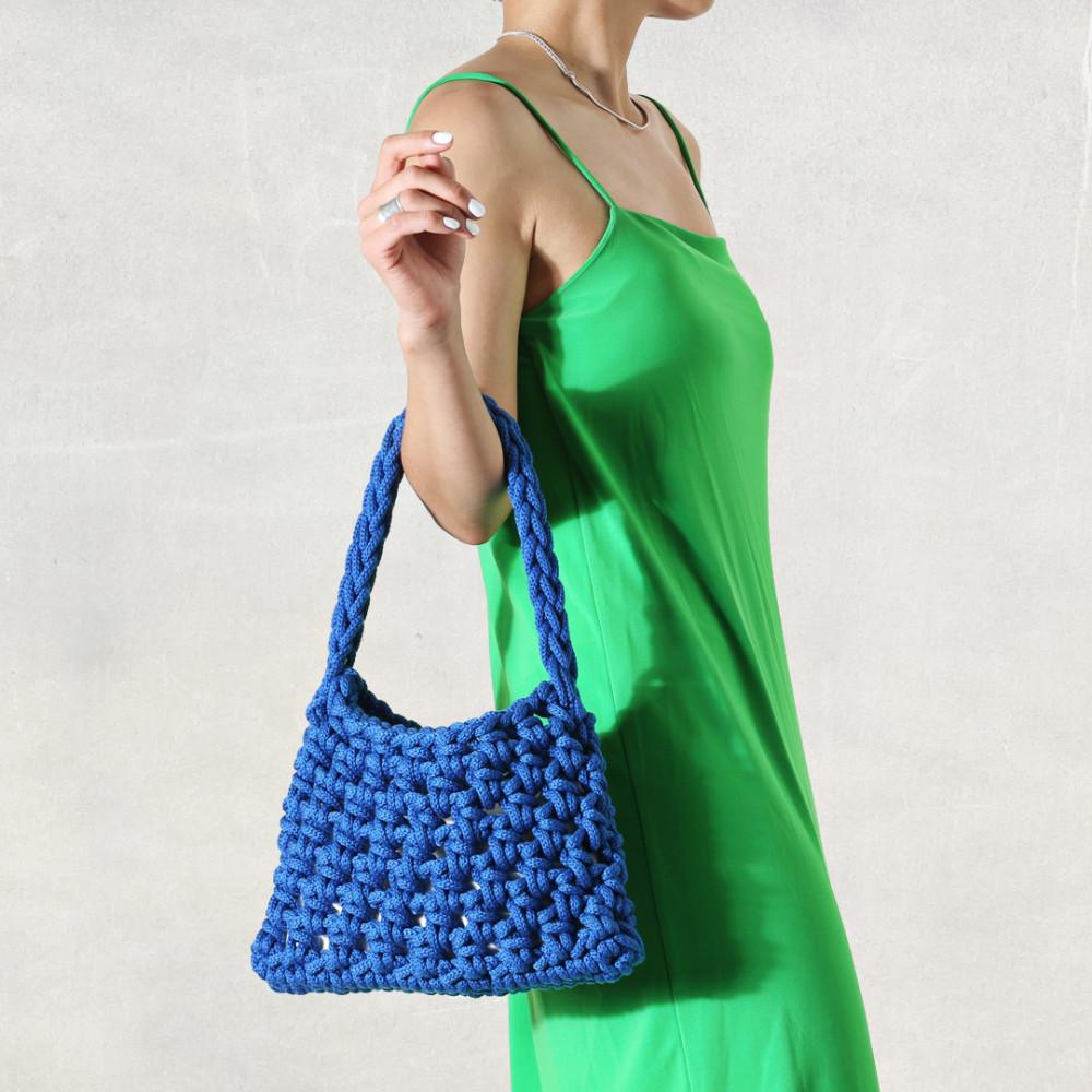 손뜨개 뜨개질 가방 볼드 핸들 코바늘 네트백 뜨기 DIY / 소프트라고 8mm