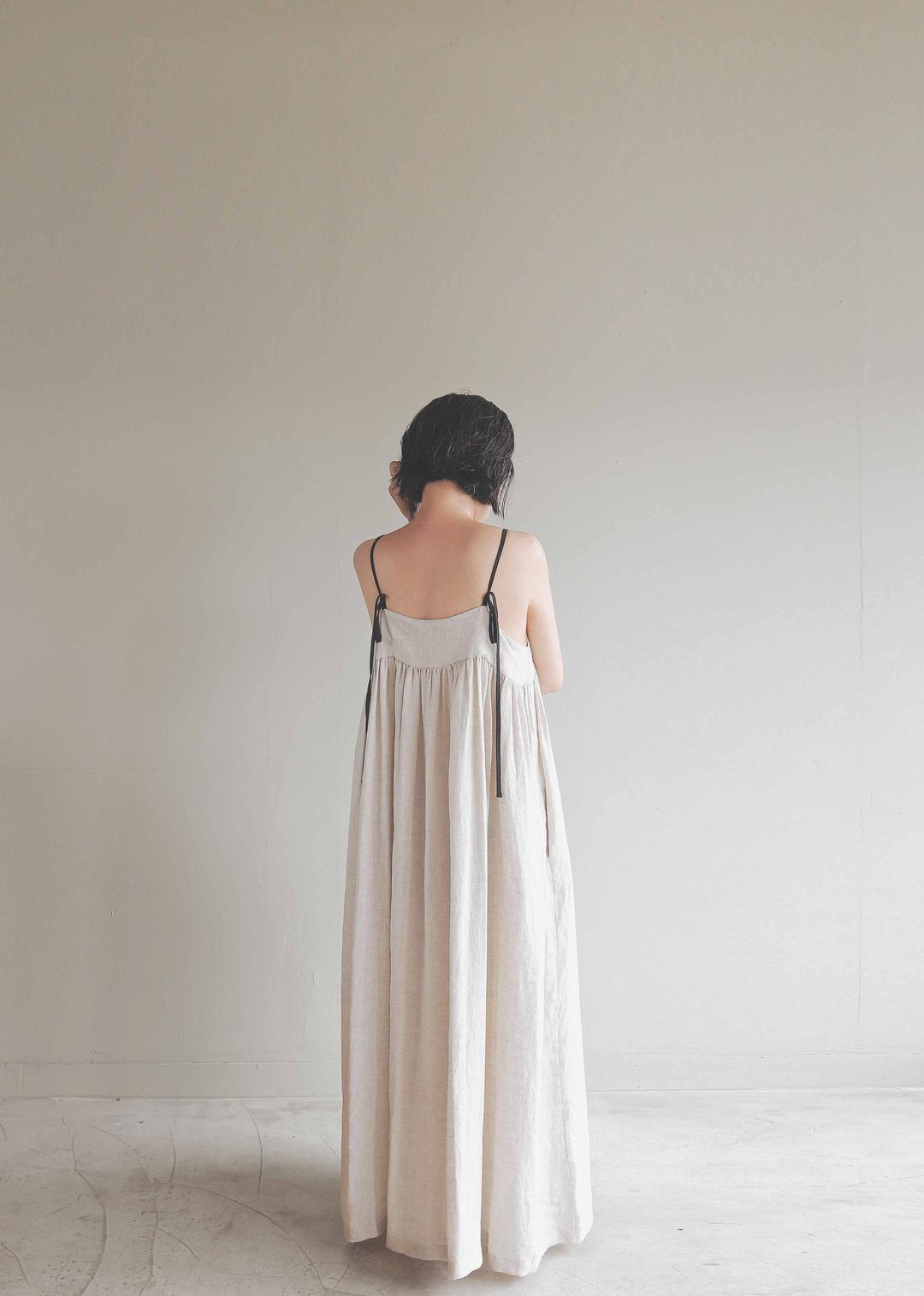 Shirring String Dress