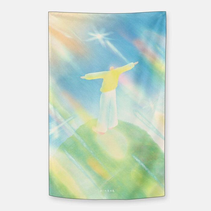 Kimana 작가, 소소한 순간 쉬폰 패브릭 포스터