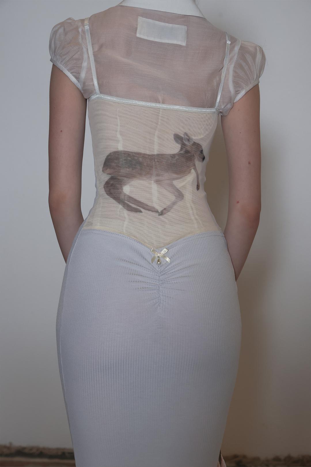 Maxi Sleeveless Dress Pale Blue