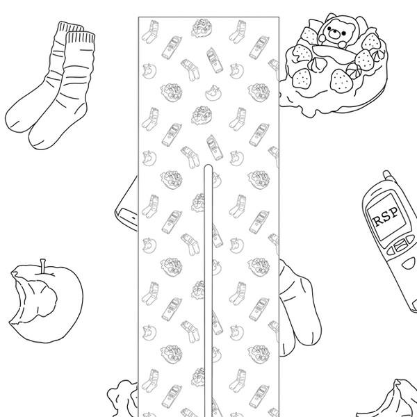 illustration drawing stocking