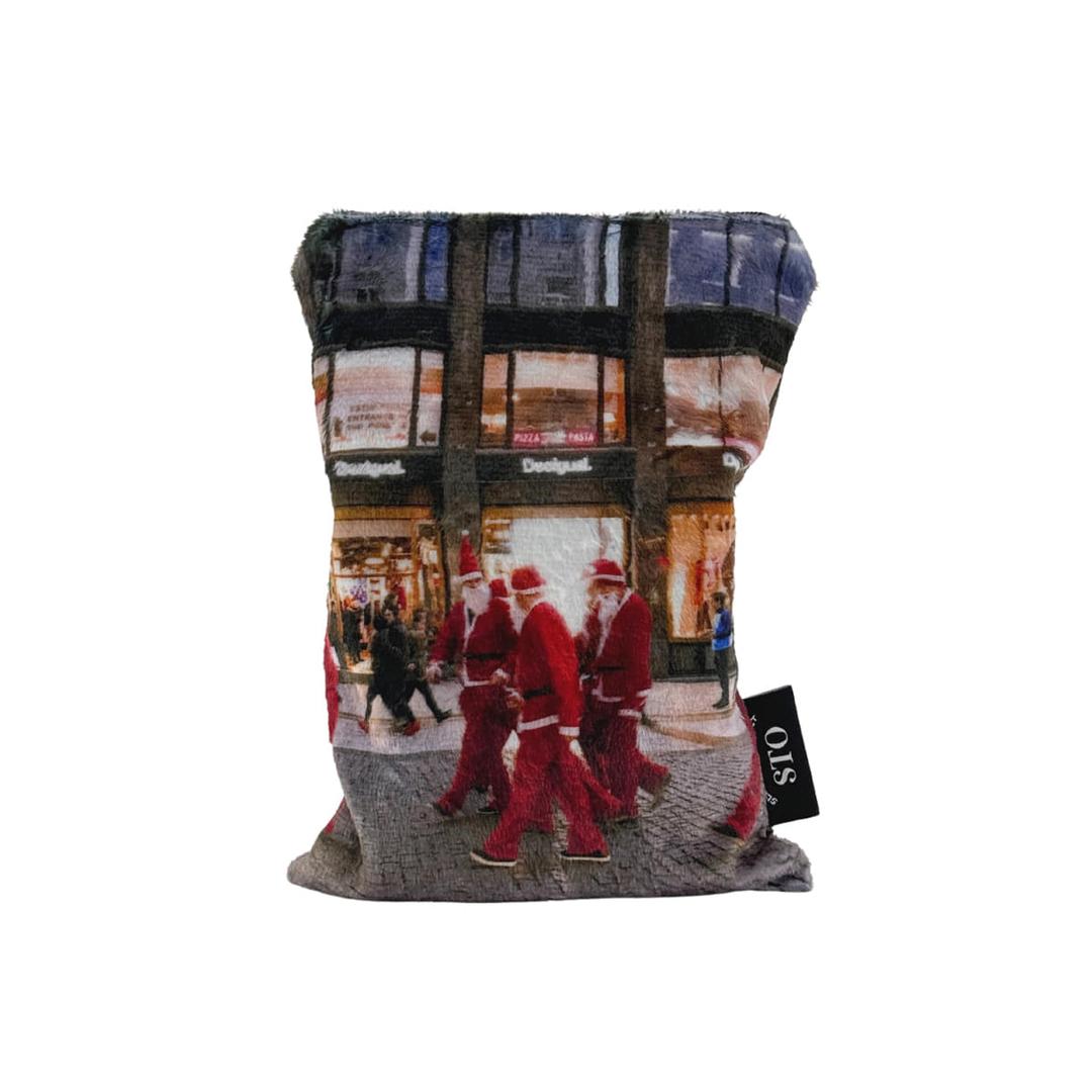 winter santa pouch