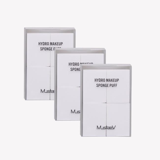 [3개 세트]하이드로 메이크업 스펀지 퍼프4P