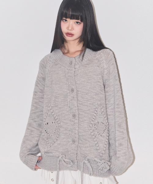 플레르 다이아 가디건 그레이