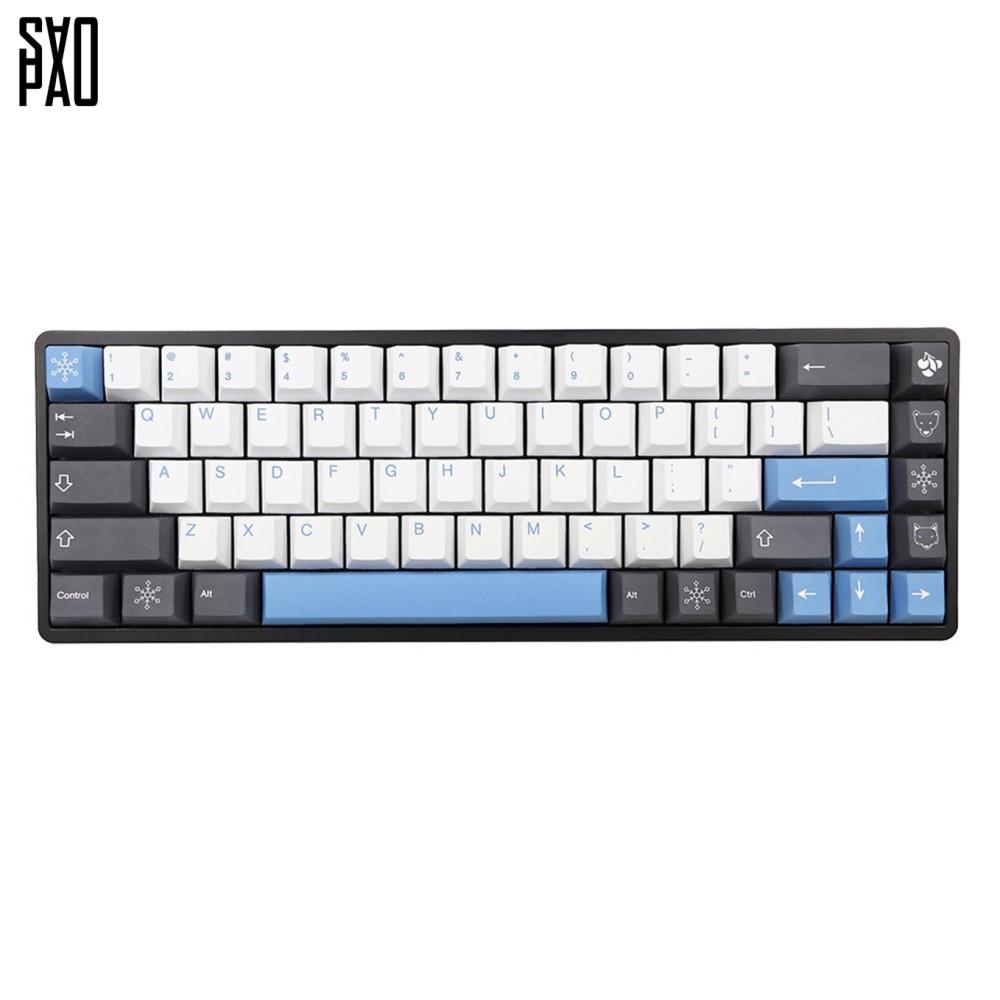 사오파오 GMK 아크틱 st 키캡 PBT 체리 5면 염료승화 Arctic (137키)