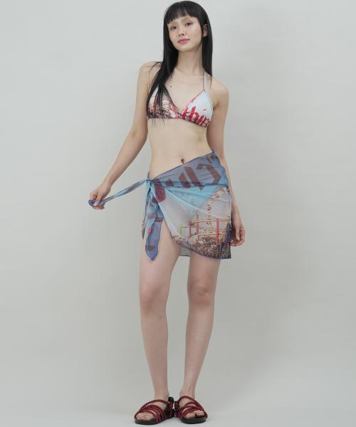 Santa monica wrap skirt