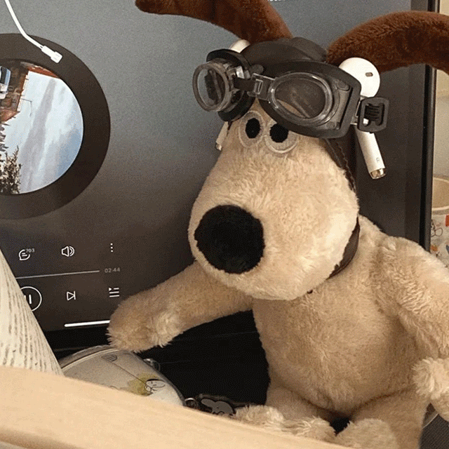 [당일출고] 웰레스와 그로밋 - 그로밋 인형 2종