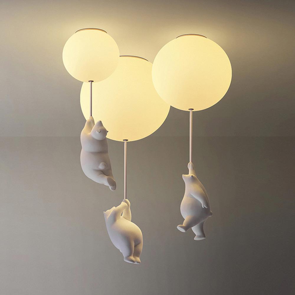 테디베어 곰돌이 LED 천장조명세트 천장등세트(3EA) - 아이방조명 카페조명거실led등