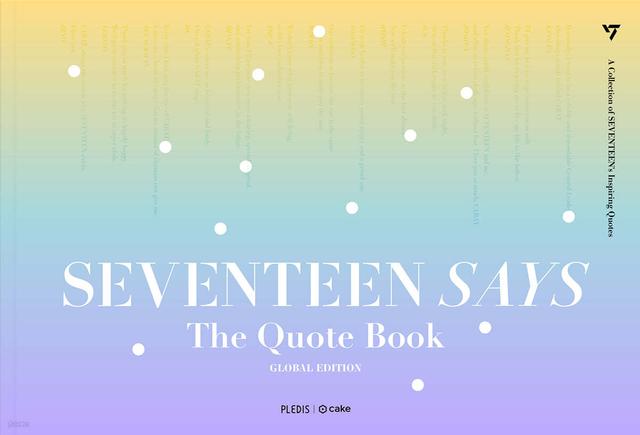 세븐틴 SEVENTEEN SAYS (The Quote Book 세븐틴 어록북) - 예스