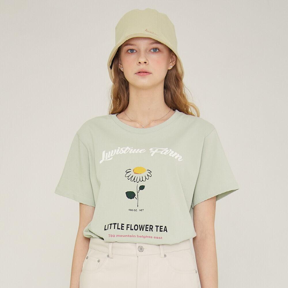 SZ FLOWER TEE(MINT)