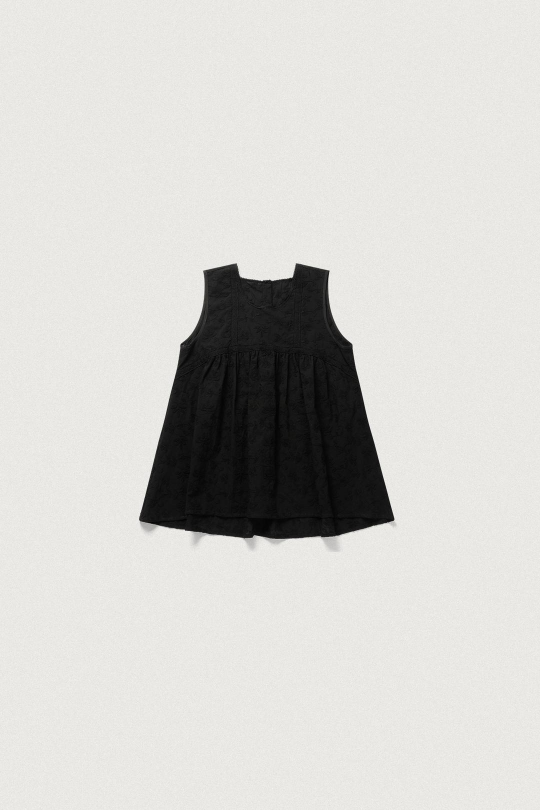 FLORAL LACE BLOUSE [BLACK]