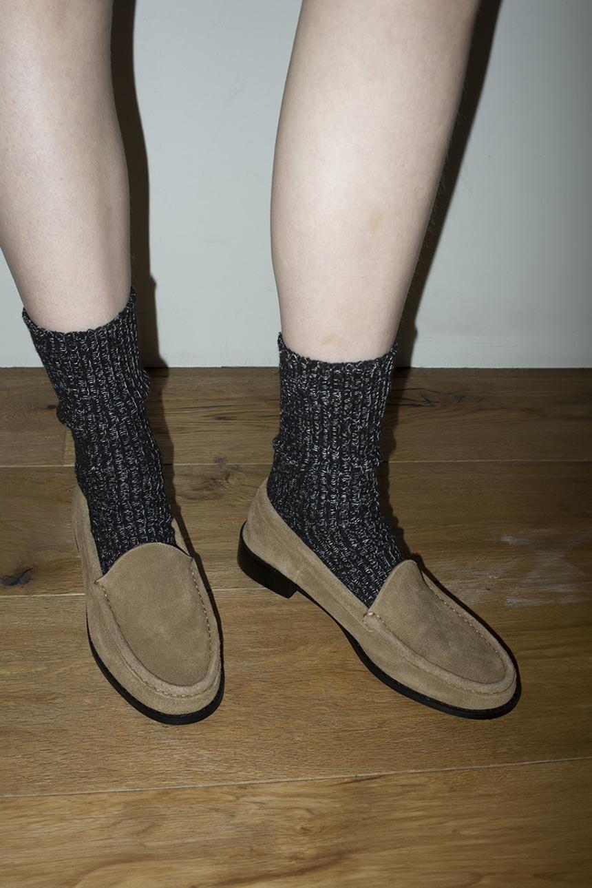 [제니 착용][REAL SUEDE]무드 베이직 스웨이드 로퍼 (4color)