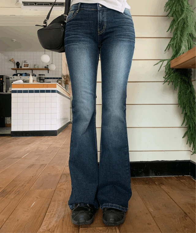 [BEST]티엘 로우라이즈 부츠컷 데님 팬츠