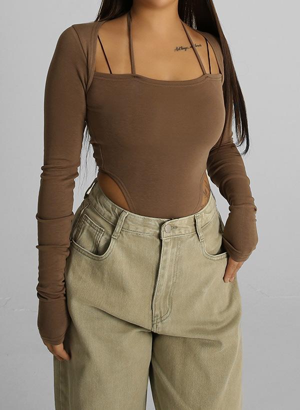 25FW 기모 무드렛 긴팔 바디수트