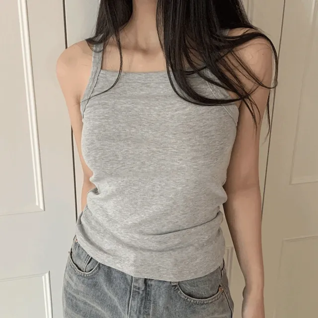 주티 맥시 기장 레이어드 나시 슬리브리스