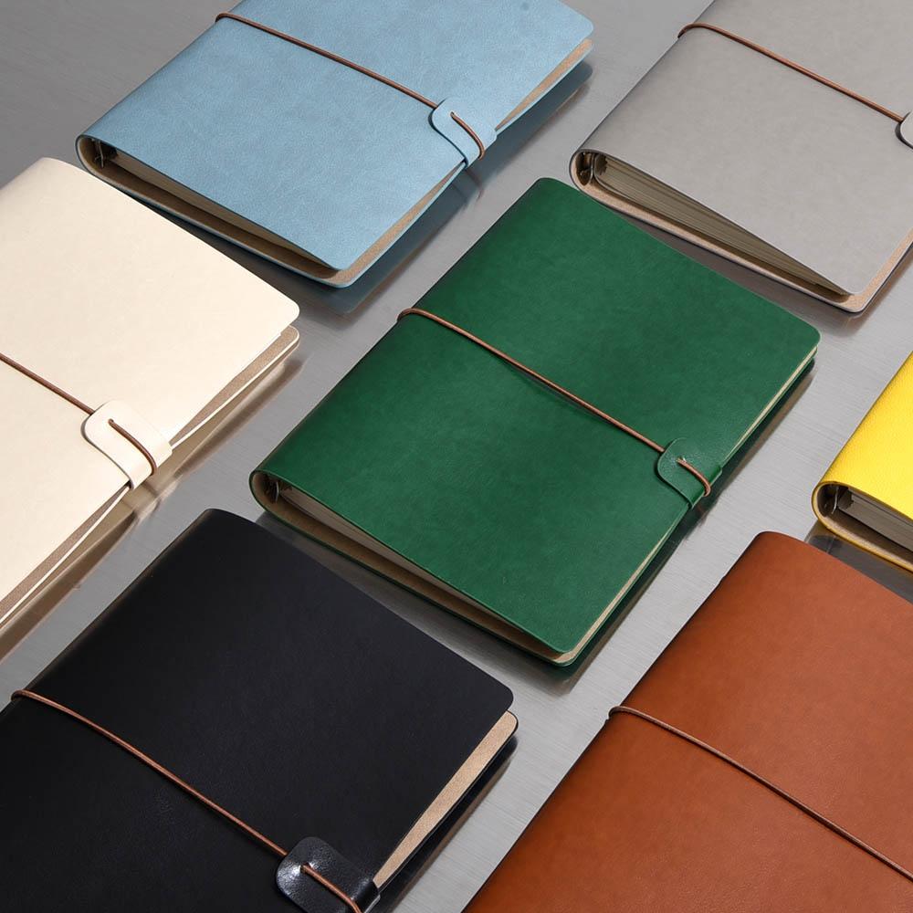 빈티지 가죽 6공 다이어리 A5 미니 만년 무지 바인더