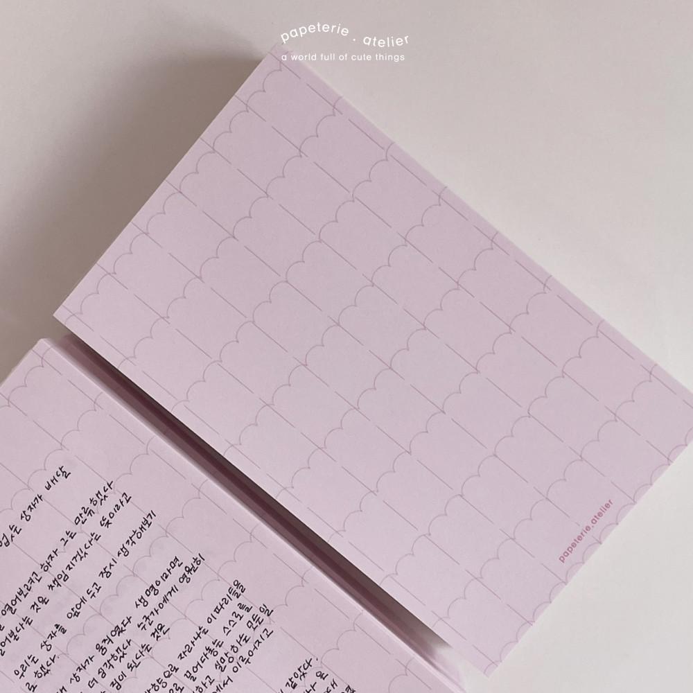 pomfree(PF) memo pad 02 - pink 메모지 떡메모지 떡메
