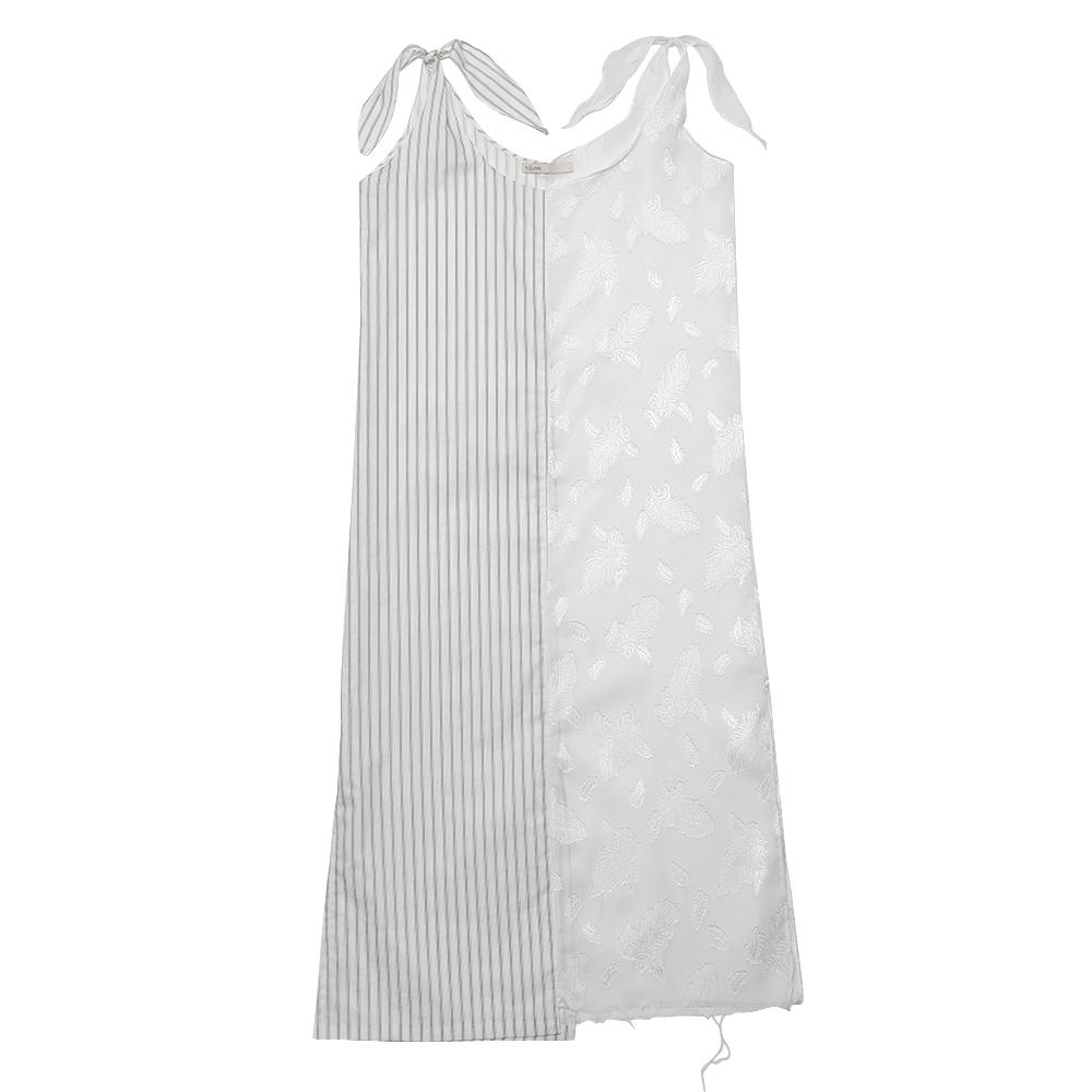 half & half  layering dress