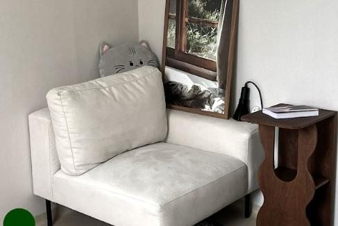 [쿠폰가 114,000원] 리움 아쿠아텍스 패브릭 1인소파 암체어 모듈소파 3colors