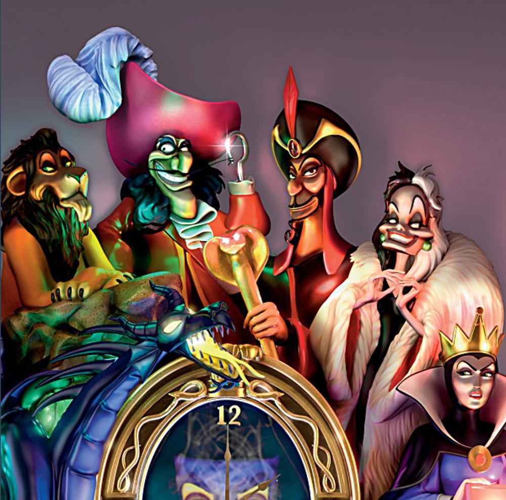 디즈니 빌런 뻐꾸기 벽시계