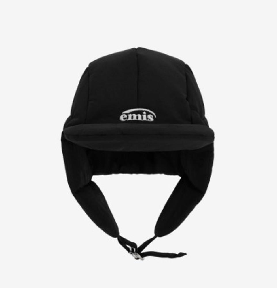 [이미스 모자] 이미스 패딩 이어 플랩 캡 블랙