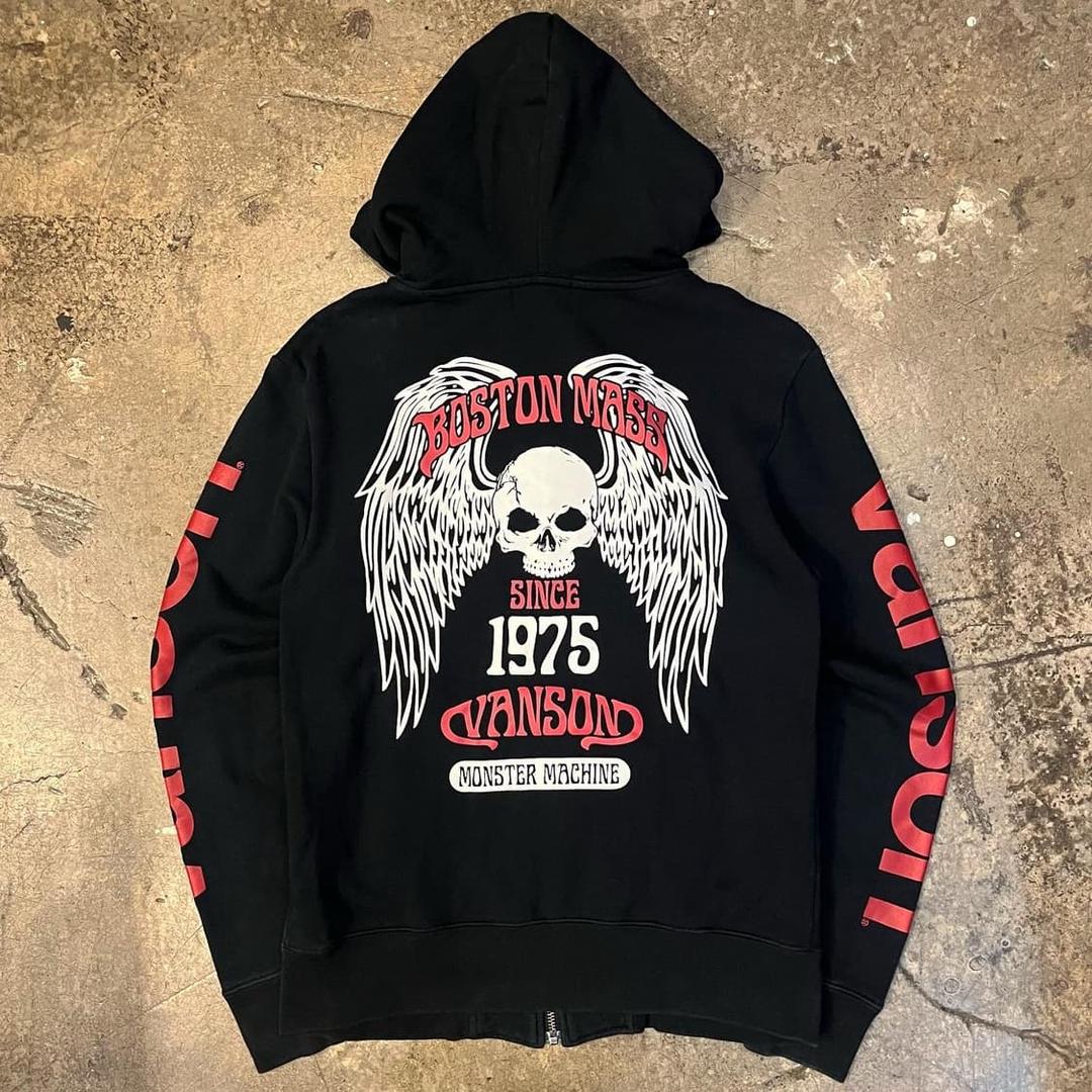 VANSON Skull Hood Zip-Up | 후루츠패밀리