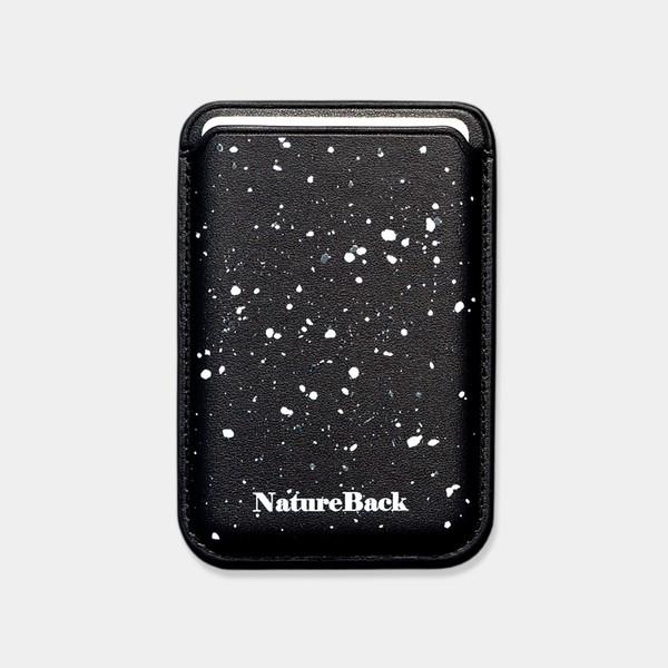 [네이처백]더스트 맥세이프 카드 지갑(black)