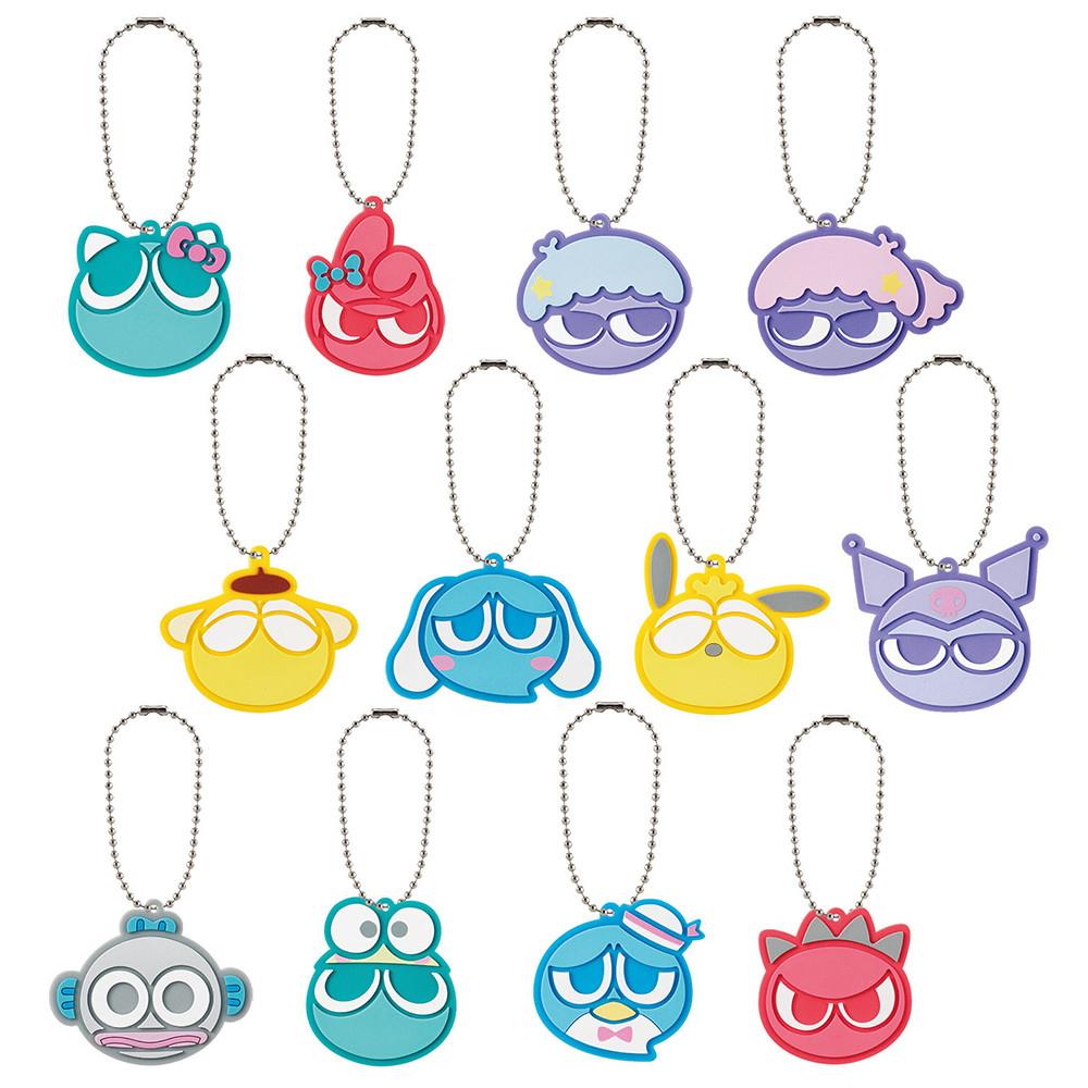 뿌요뿌요 x 산리오 캐릭터즈 가챠 러버 마스코트 키홀더