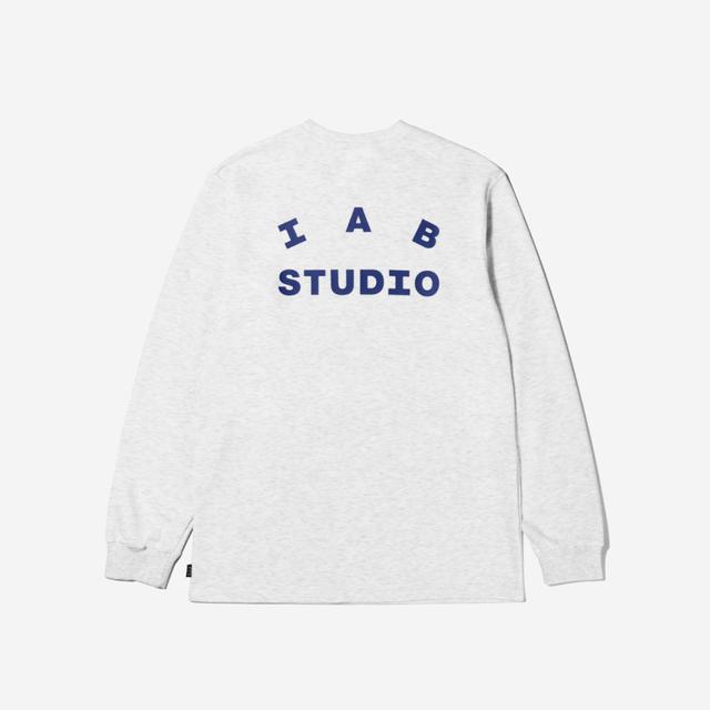 ★【IAB Studio】★IAB Studio Sweatshirt Oatmeal Nav.y★ IAB Studio x D.P. Reversible Sweatshirt Oatmeal Ranger Green