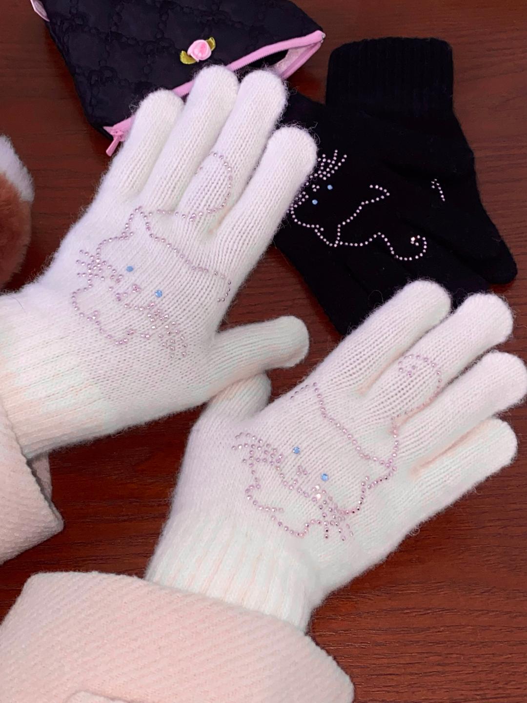 2차) Kitten Gloves (ivory)